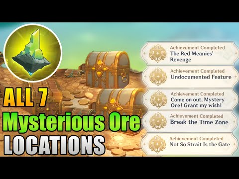 All 7 Mysterious Ore Locations ( Arkhium Stock ) II Genshin Impact 4.1