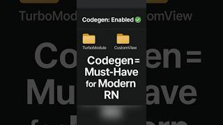 How Codegen Works in React Native ⚙️#reactnative #rn #programming