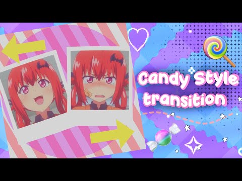 Alight motion tutorial | candy style transition 🍭
