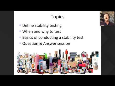 5 Minute Preview: "Cosmetic Stability Testing"