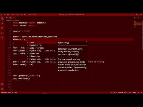 How to make stopwatch using python | Tkinter | Desktop Application