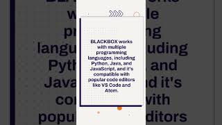 Code as fast as you think with BLACKBOX AI coding assistant