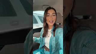 Casual Car Selfie: Smiling and Waving#selfie #carselfie #denimjacket #casualstyle