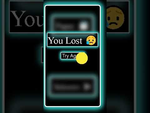 Rock, Paper and Scissors Game In JavaScript || #shorts  || Source Code In Description