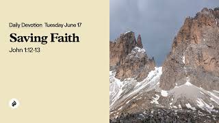 Saving Faith – Daily Devotional