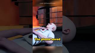 The cell phone that stopped a bullet and saved a life #funfacts #shorts
