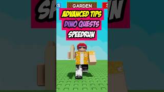 SPEEDRUN DINO QUESTS With These TIPS #growagarden