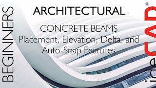 Modeling Beams in ideCAD | Concrete Beam Settings