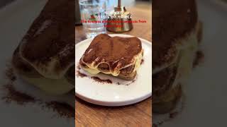 Merci Seoul_tiramisu and octopus carpaccio❤️ 메르시 서울 #merci #seoul #tiramisu #carpaccio #dessert