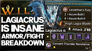 Monster Hunter Wilds - LAGIACRUS IS A MASTERPIECE - New OP Armor, Skills, Fight Breakdown & Guide!
