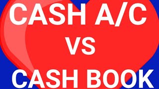 CASH A/C VS CASH BOOK🔥🔥 |  #shorts #Accounts #CashBook