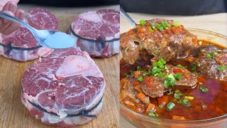 Fall-Off-the-Bone Braised Meat in Tomato, Wine & Herb Sauce