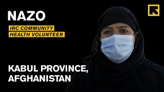 In Afghanistan, an IRC volunteer goes door to door to prevent child malnutrition