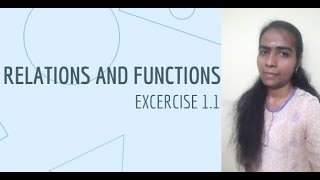 Exercise 1.1 | Relations and Functions | Chapter 1 | SSLC Maths