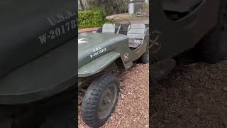 Riding into History: Take a Ride in a Vintage WWII Jeep from the U.S. Army #shorts