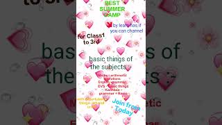 Best summer camp from learn as if you can channel join now #summercamp #springcamp #freecamps