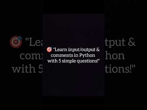 Python Day 4 – Practice Set Part 2 | Input, Output, Comments