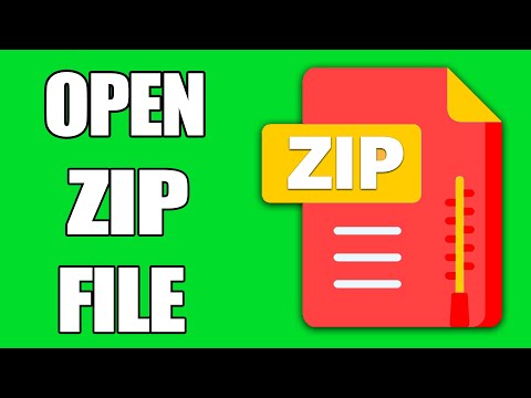 How To Open Zip File in laptop and PC (Full Guide)
