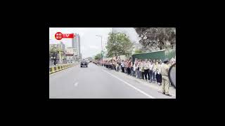 #大国外交最前线  4月18日上午，中国国家主席习近平结束对柬埔寨的国事访问返回北京。