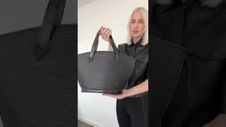 Louis Vuitton Black Epi Leather Saint Jacques PM Bag😘🥰😍#Shorts