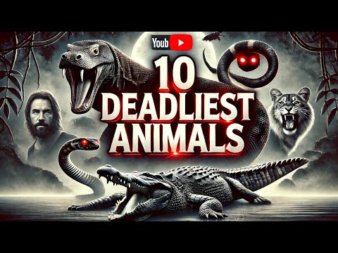 🔥10 Most Dangerous Animals You Should NEVER Mess With!😱#wildanimals #fyp #wildsafari #africanjungle