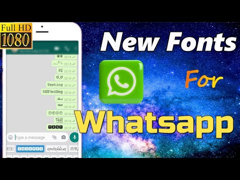 New WhatsApp Font Style