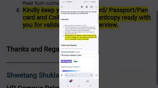 HCL || Communication Panel Interview || Fresher Campus Hiring.. Comment for the questions #hcl