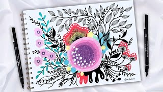 Colorful Zentangle Art
