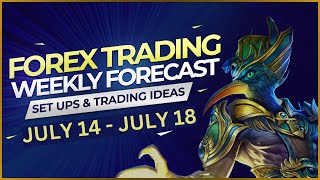 🎯 Weekly Forex Forecast | EURUSD, GBPUSD, USDJPY, AUDUSD, XAUUSD OIL (14/07/2025) Supply And Demand