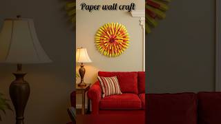 new Wall craft ideas making #tranding #song #diy #love #paperwallcraft #roomdecoration #easydecor