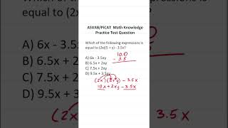 ASVAB/PiCAT Math Knowledge Practice Test Q: Multiplying Polynomials  #acetheasvab with #grammarhero
