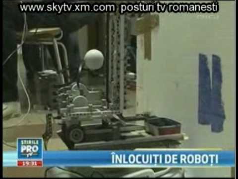Ubbots 2010 - Roboti Inteligenti - PROTV 07.01.2010 - Stirile de la 19