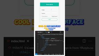 Perfect Login Form in 20 Seconds! 🚀