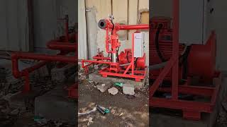 Fire Fighting  🔥 Pump Installation ||FDC installation #fire #pump #firealarm #apple