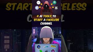 4 AI TOOLS TO START A FACELESS CHANNEL 🤯 #shorts #ytshorts #ai #aitricks #youtube #youtubechannel