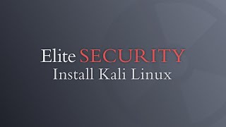 VID.1 | Install Kali Linux