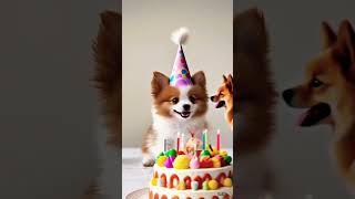 My puppy B'day 🐶✨ #funnyai#YouTubeShorts#Shorts#AiMemes#Viral#Aitrend