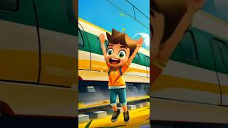 🚂Little hero stop the Train🚂 Kids Story 🎬 #kidsstory #train #littlesingalong #littlehero