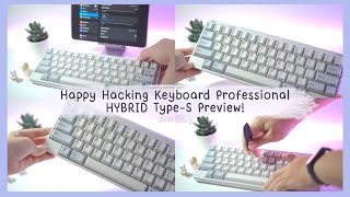 HHKB Professional HYBRID Type-S Preview | Happy Hacking Keyboard
