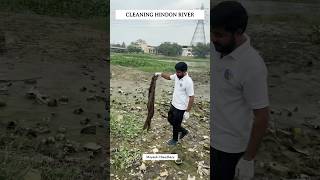 Today Team Youth Network removed about 200 Kgs of plastic and other garbage from Hindon River. #h...