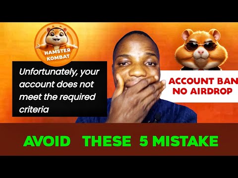 HAMSTER KOMBAT UPDATE avoids these 5 mistakes to be eligible for withdrawal || how to avoid ban