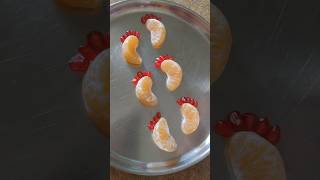 Baby steps with orange and pomegranate fruits #shorts #ytshorts #subscribe #trending #viralshort