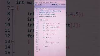 What will be the output of the above program?? Please comment.. #practicequestion #shorts #pointers