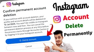 Instagram account delete kaise karen permanently | how to delete Instagram account permanently 2025