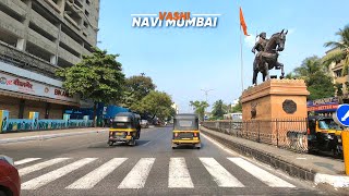 Vashi - 4K | Winter Afternoon Drive | Navi Mumbai
