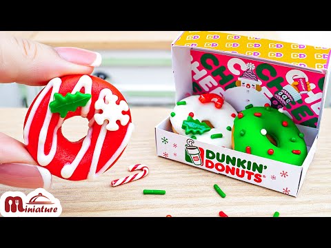 So Yummy Miniature Christmas KitKat Donuts Recipe | ASMR Cooking Mini Food