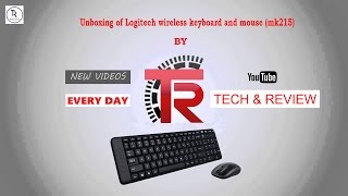 Unboxing of Logitech MK215 Wireless Keyboard and Mouse Combo(price - 1100 rupees) :-)
