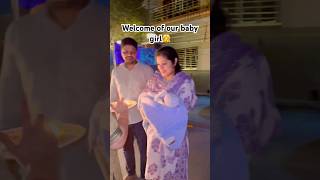 Welcome of our baby girl in the new world 👧#merigudiya #birthstory #daughter #ytshorts #♥️♥️