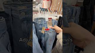 ADJUSTABLE WAIST levis jeans?! 👖 #shorts