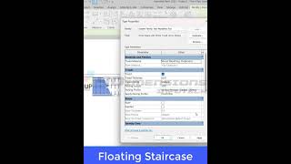 How to model a floating stair in #revit #revittutorial #architecture #shorts